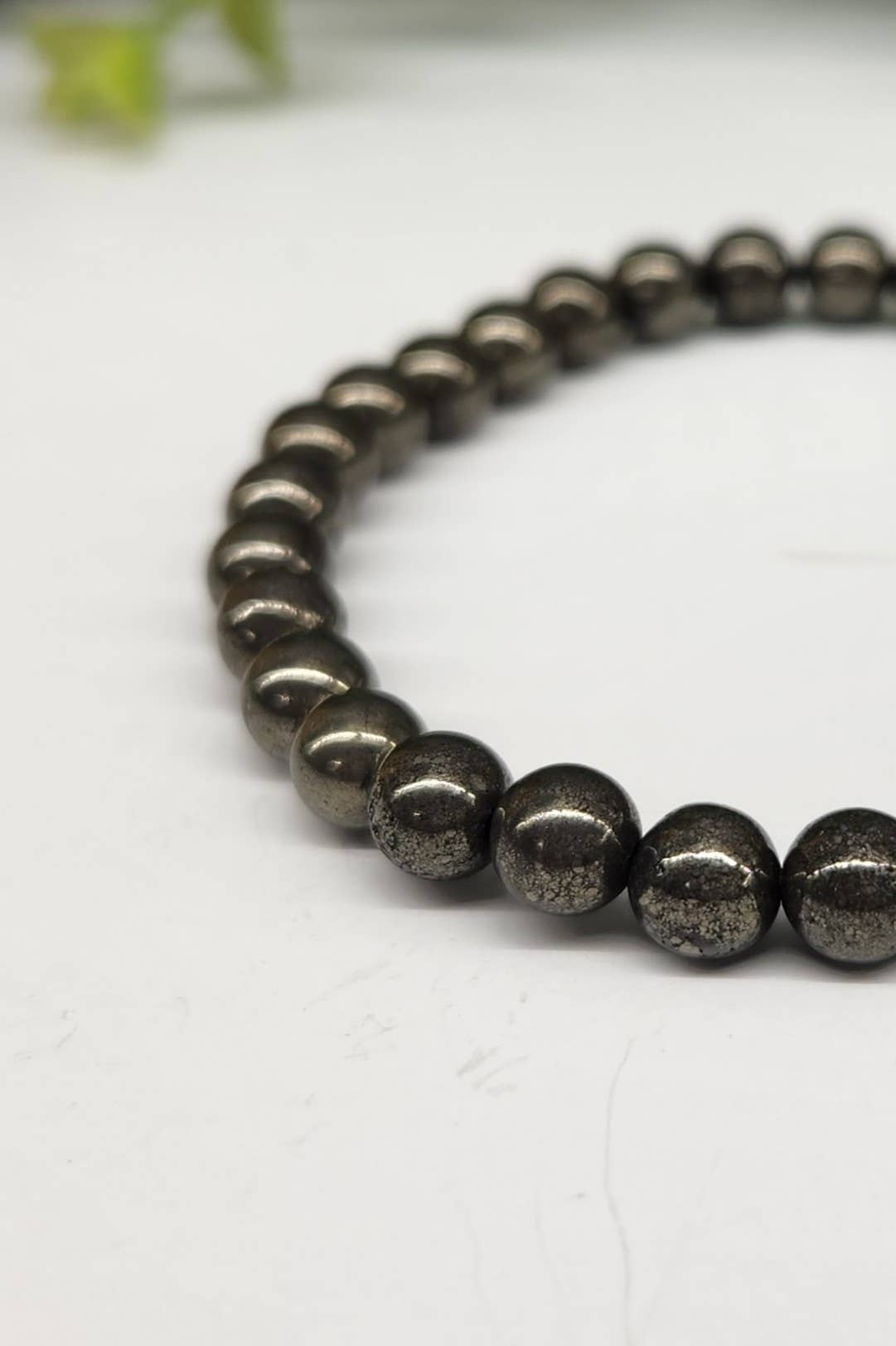 6mm Pyrite Bracelet
