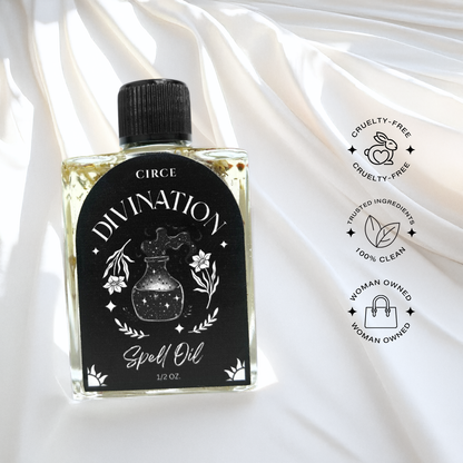 Divination Spell Oil – 1/2 oz Intuition & Psychic Oil