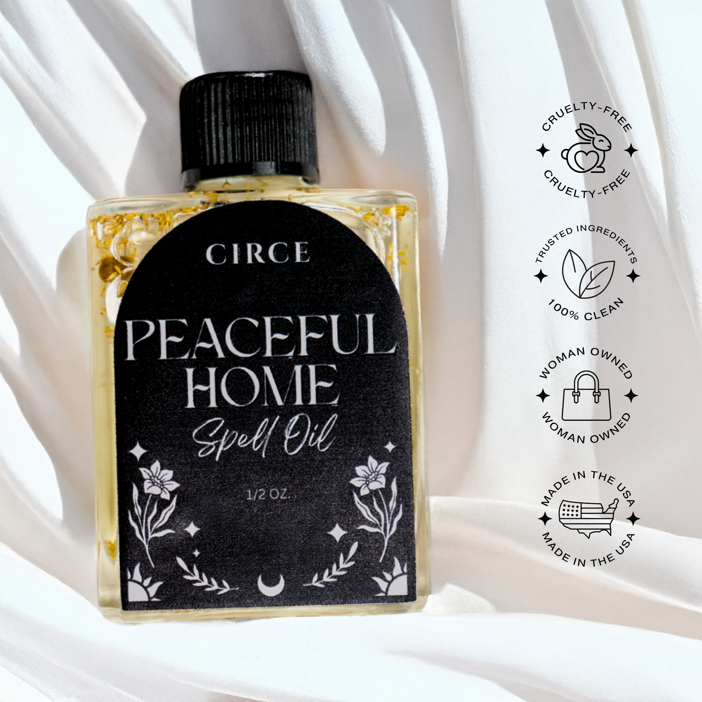 Peaceful Home Ritual Oil – 0.5 oz House Cleansing Oil