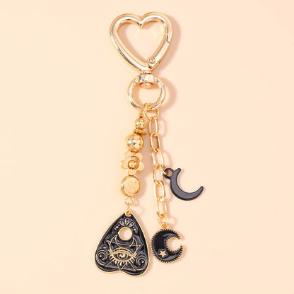 Gothic Planchette Keychain Bag Charm