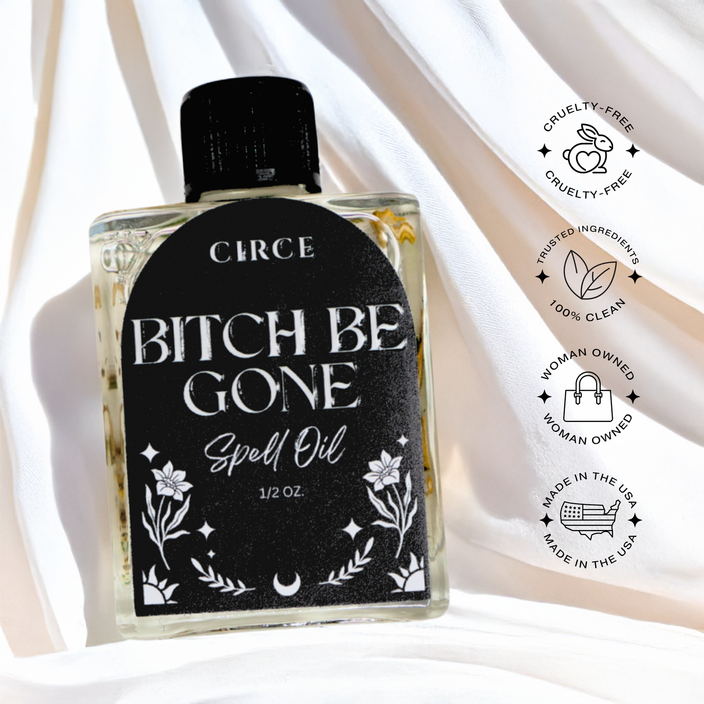 Bitch Be Gone Ritual Oil – 0.5 oz Negativity Removal Oil