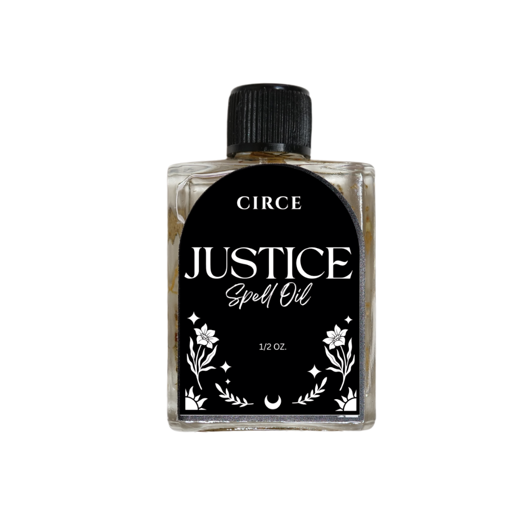 Justice Spell Oil – 1/2 oz Court Case & Fairness Ritual Oil