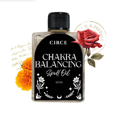 Chakra Balancing Spell Oil - Energy Alignment