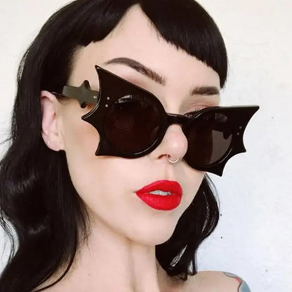 Y2K Gothic Bat Sunglasses