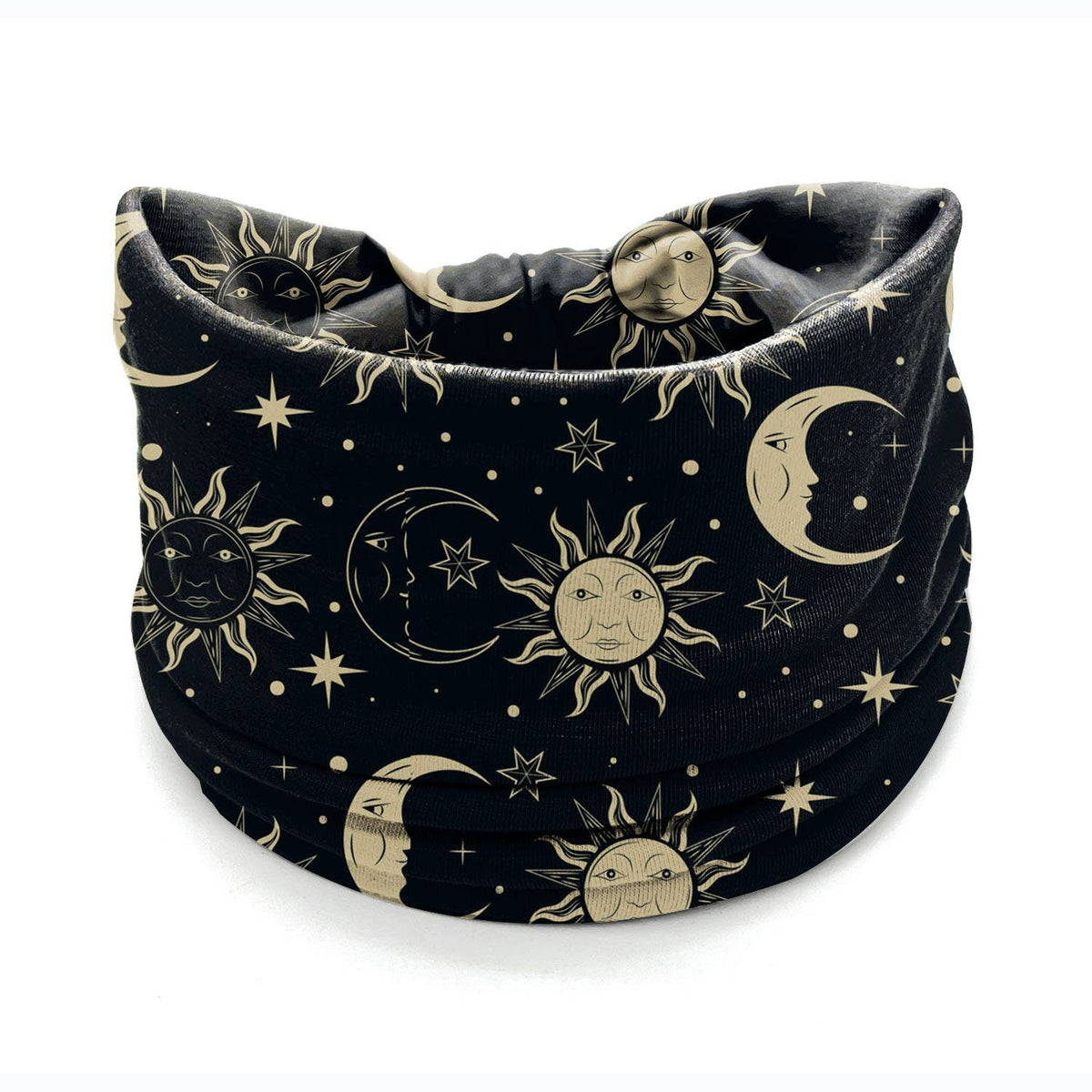Boho Sun & Moon Headband / Neck Gaiter