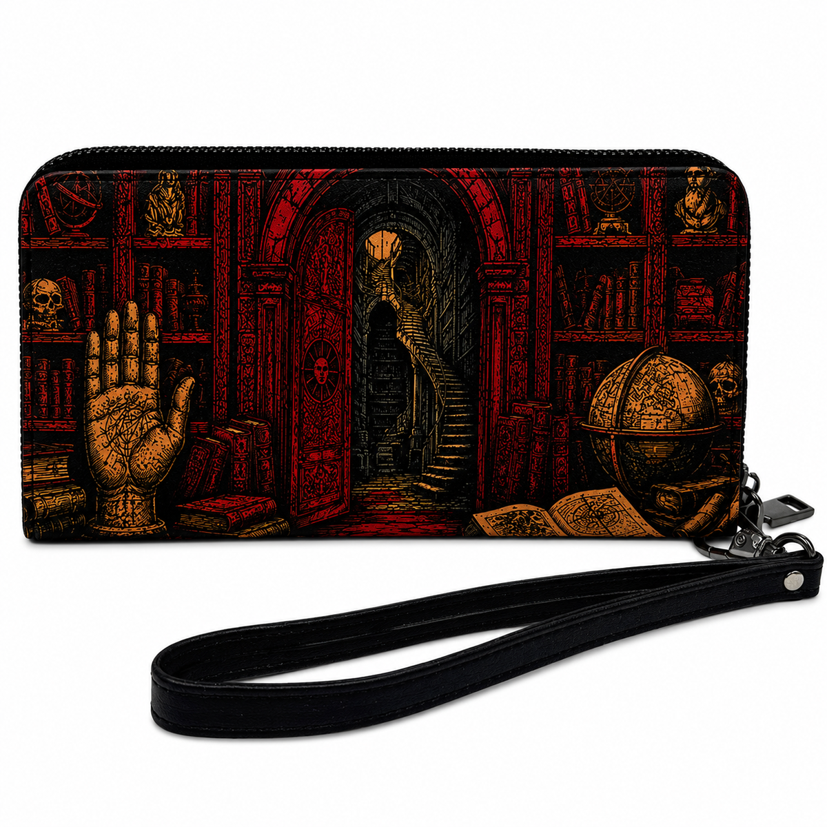 Forbidden Library Clutch Wallet