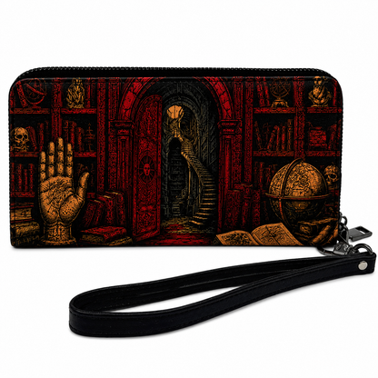 Forbidden Library Clutch Wallet