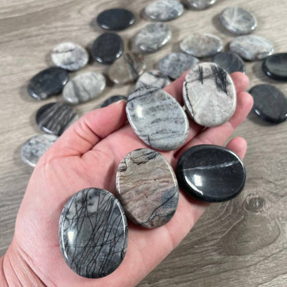 Oval Gemstone Worry Stones – Bulk Polished Pocket Crystals