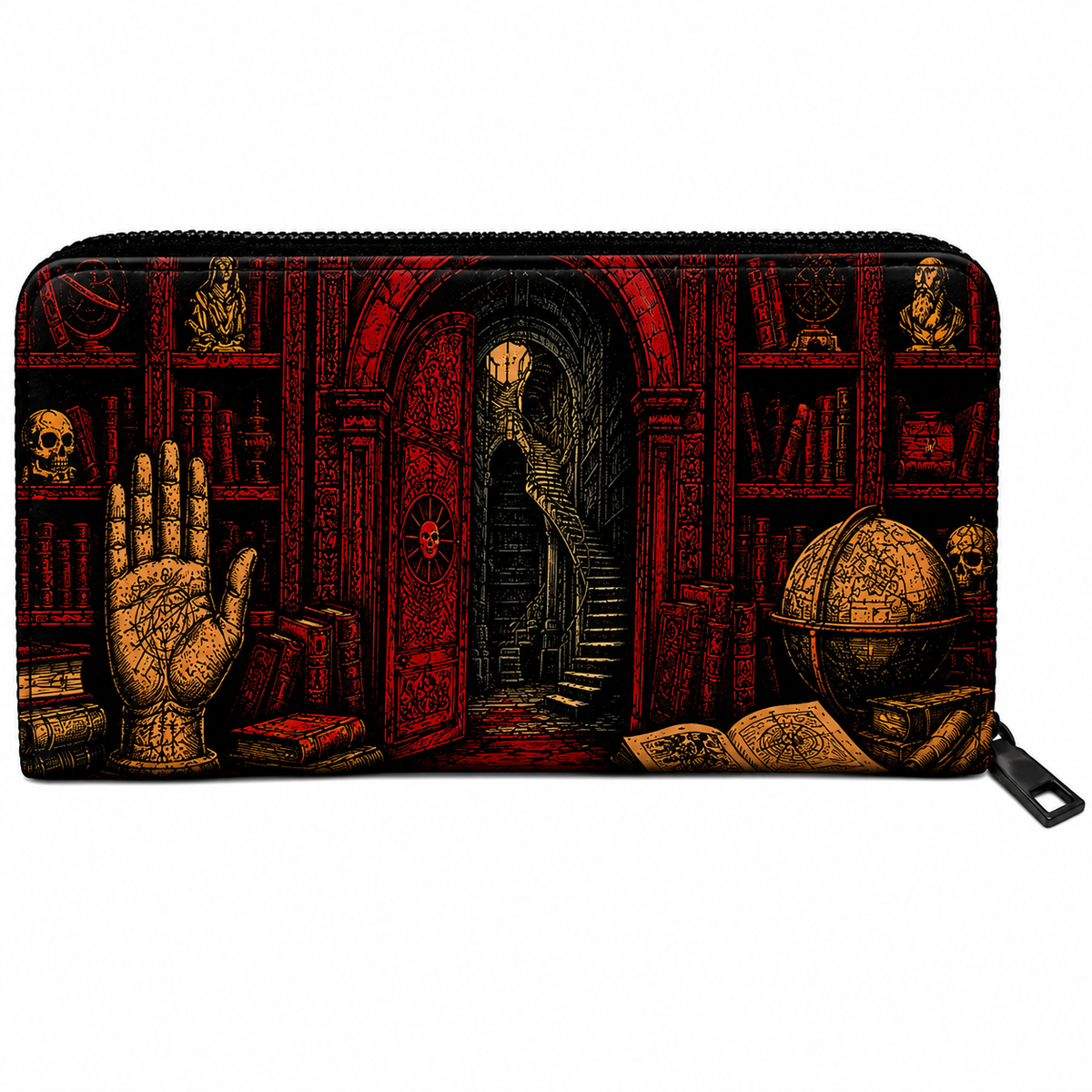 Forbidden Library Clutch Wallet