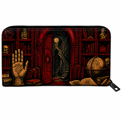Forbidden Library Clutch Wallet