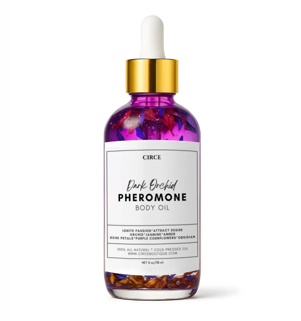 Dark Orchid Pheromone Body Oil - Orchid Jasmine 4oz