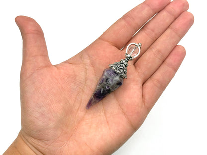 Amethyst Double Cap Pendulum