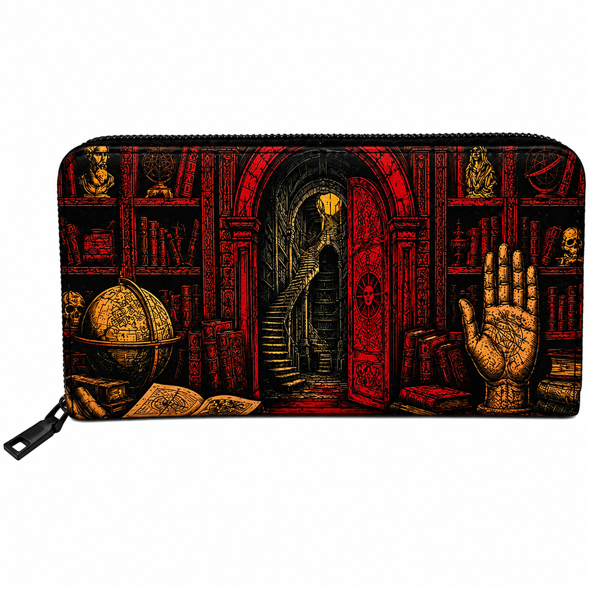 Forbidden Library Clutch Wallet
