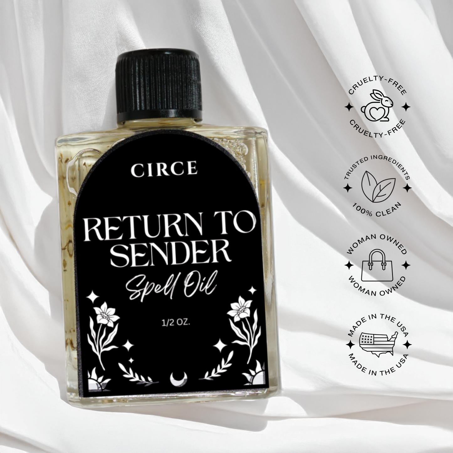 Return To Sender Spell Oil – 1/2 oz Protection & Reversal