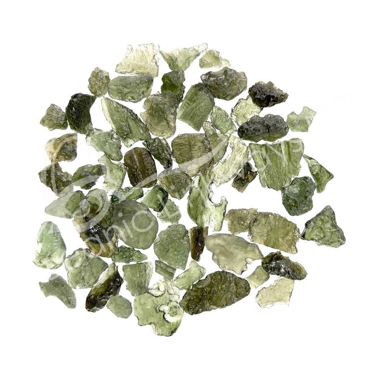 ROUGH - MOLDAVITE 0.5-0.75" (GM)