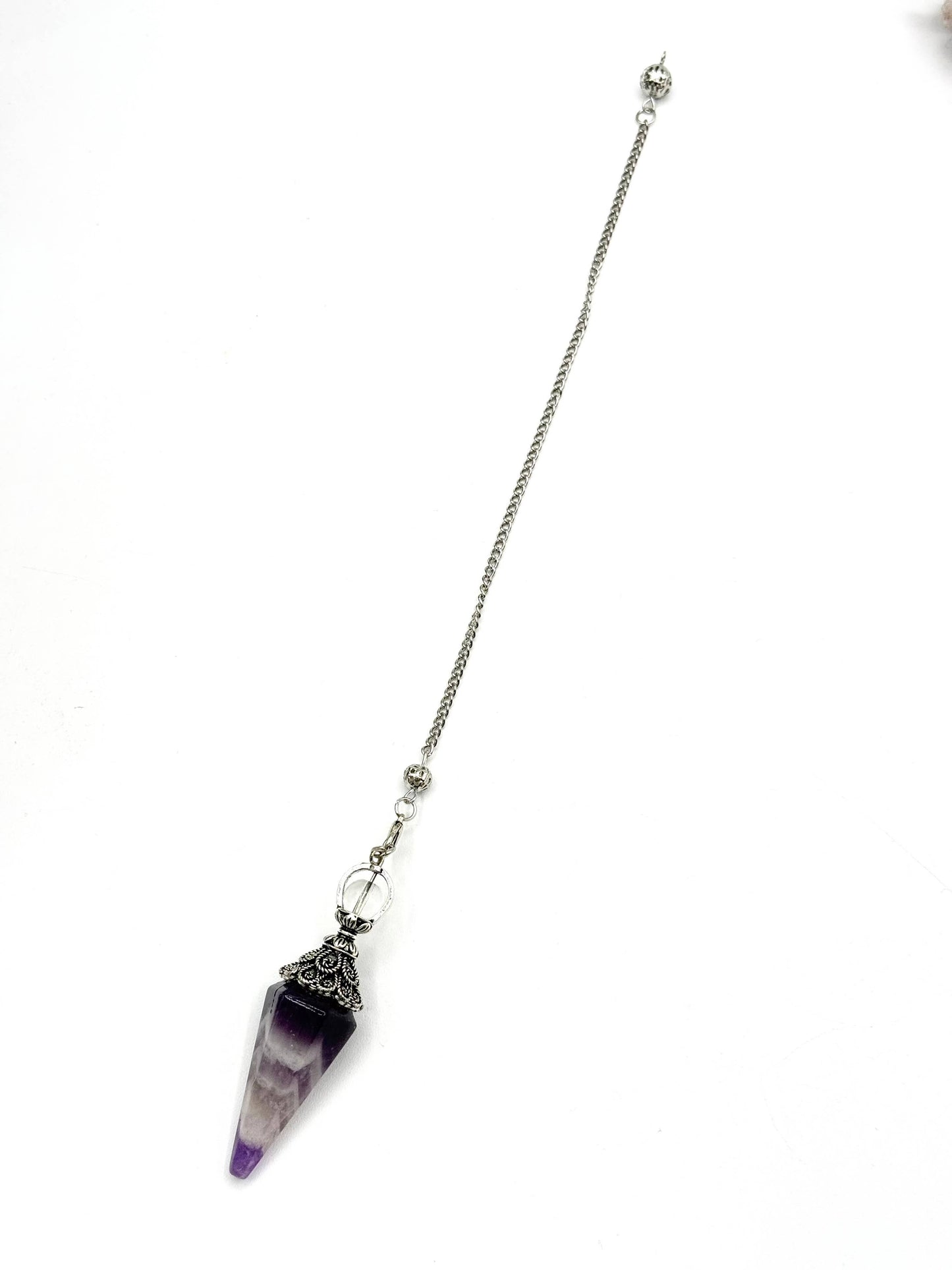 Amethyst Double Cap Pendulum