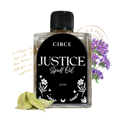 Justice Spell Oil – 1/2 oz Court Case & Fairness Ritual Oil