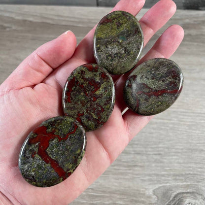 Oval Gemstone Worry Stones – Polished Pocket Crystals