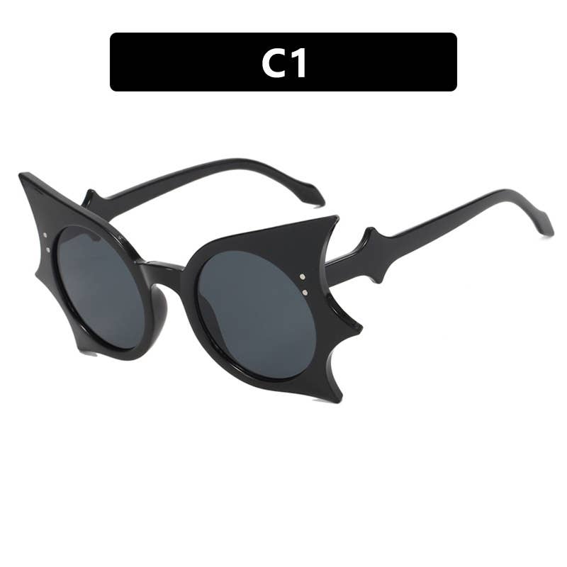 Y2K Gothic Bat Sunglasses