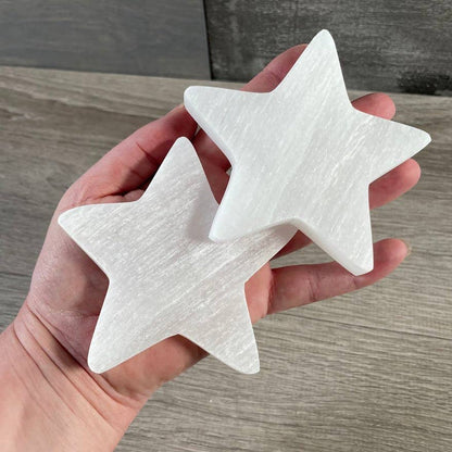 Selenite Charging Plates for Crystals – Polished Energy Cleansing Slabs