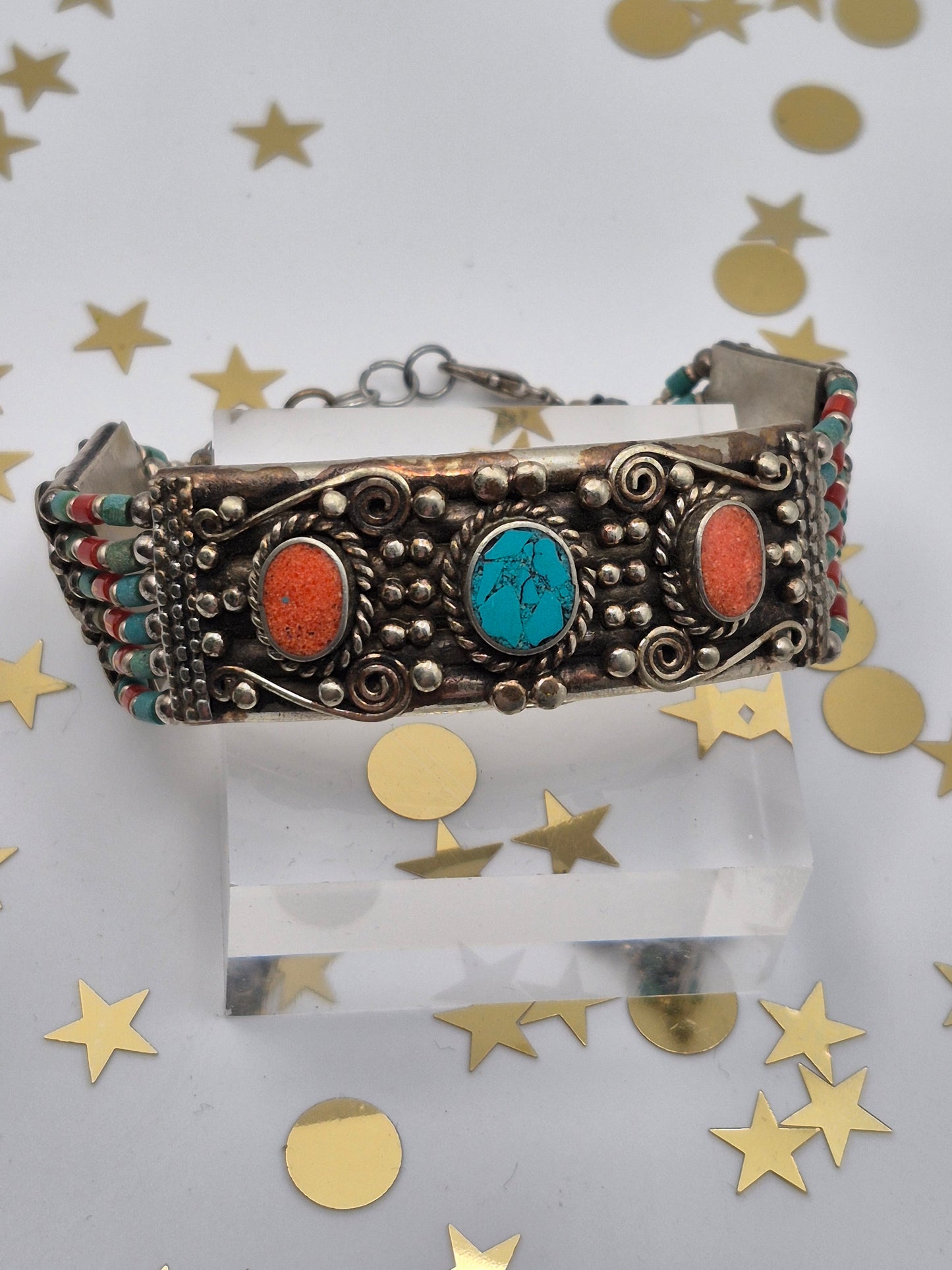 Turquoise and Jasper Bracelet