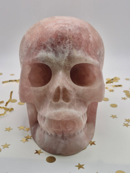 Pink Calcite Skull