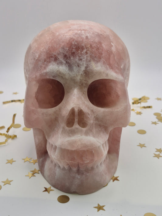 Pink Calcite Skull