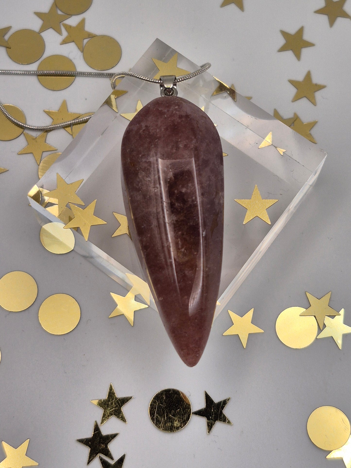 Strawberry Quartz Necklace