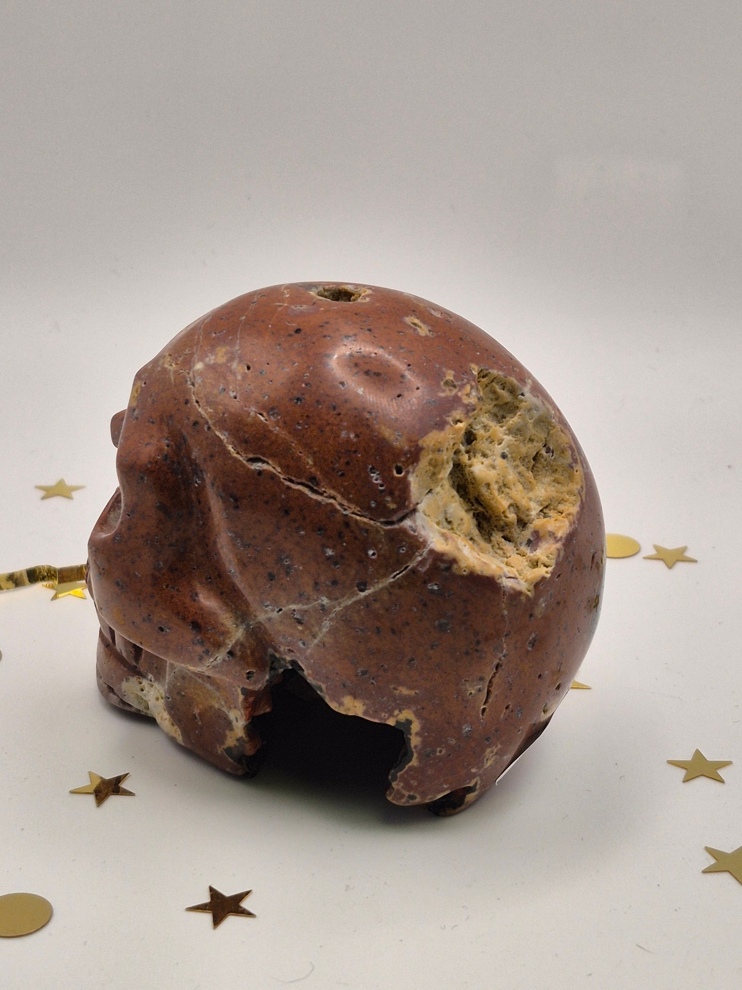 Thunder Agate Skull