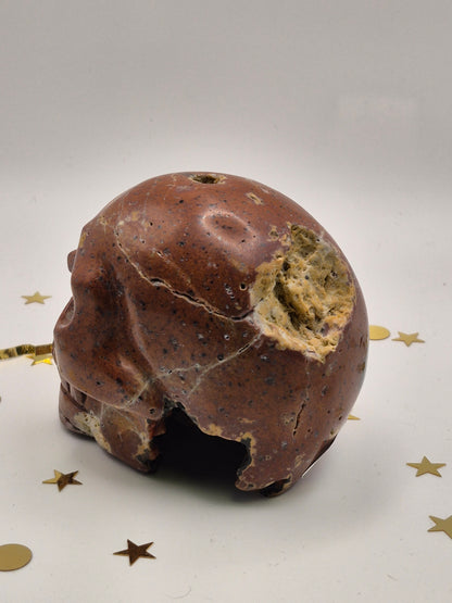 Thunder Agate Skull