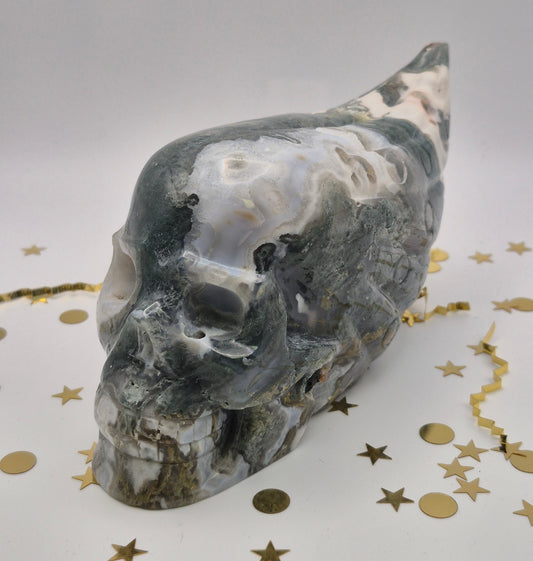 Ocean Jasper Skull