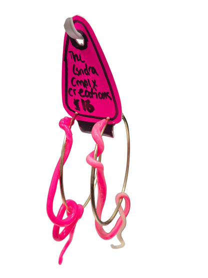 Large UV Snake Hoops