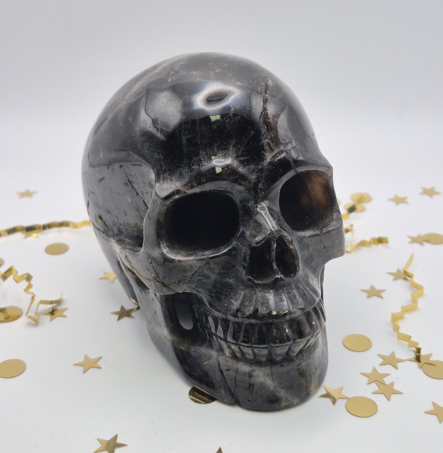 Smokey Quartz Skull