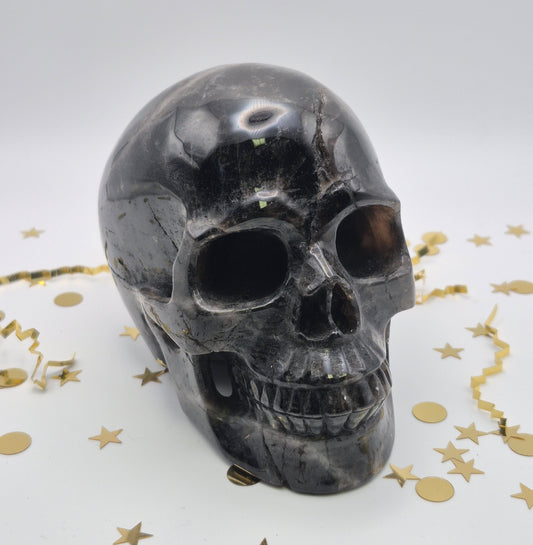 Smokey Quartz Skull