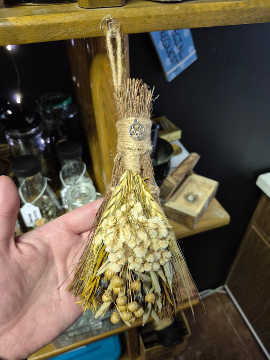 Small altar broom