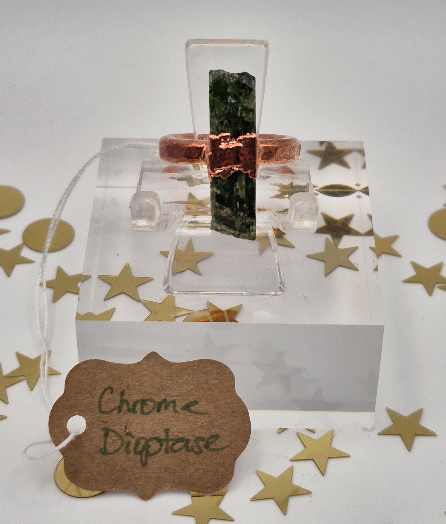 Chrome Dioptase Ring