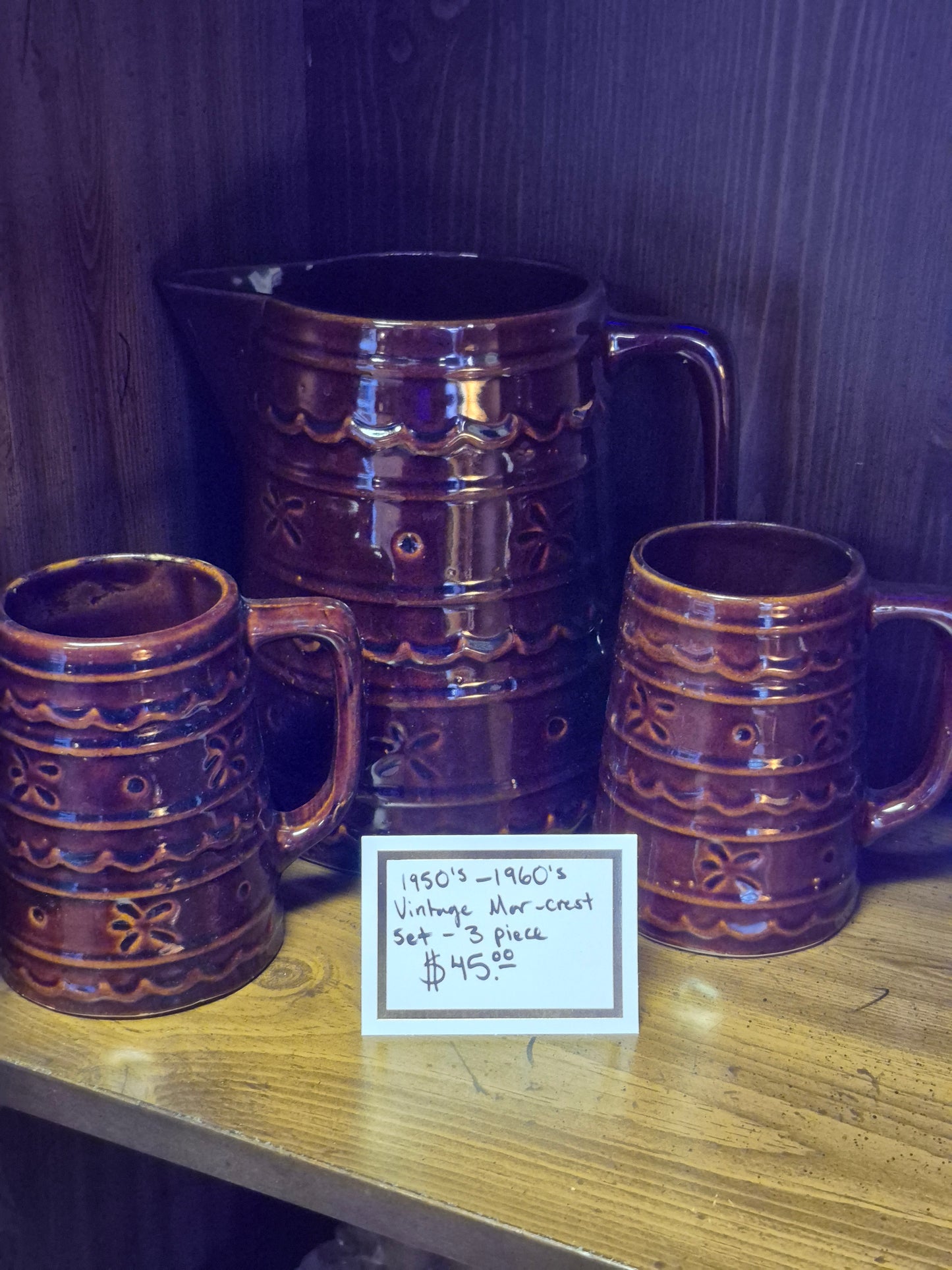 Vintage Mar-Crest Cottage Core Set