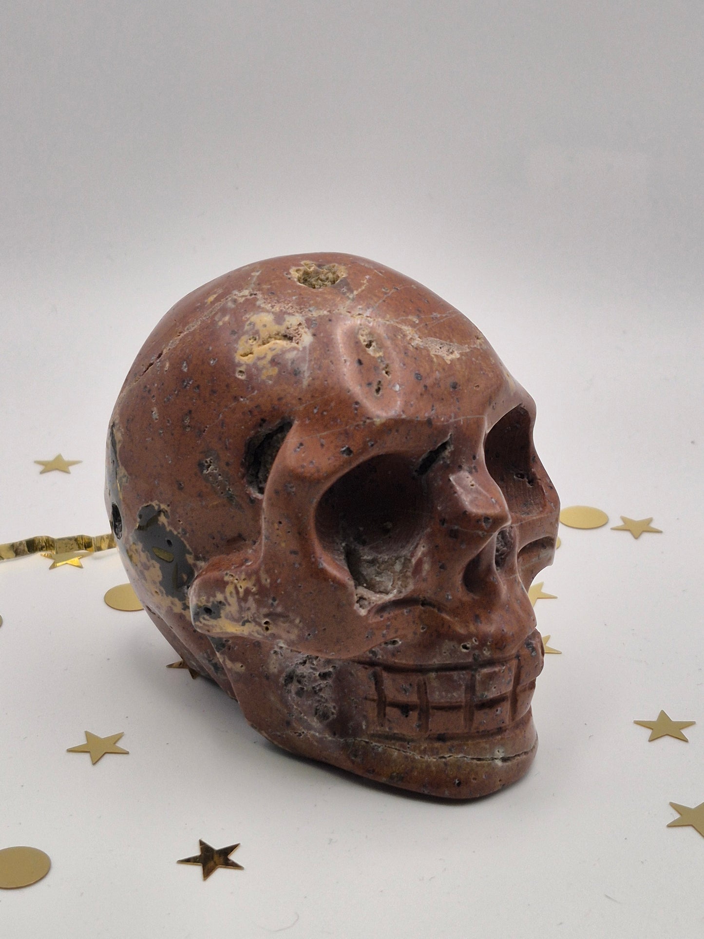 Thunder Agate Skull