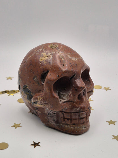 Thunder Agate Skull