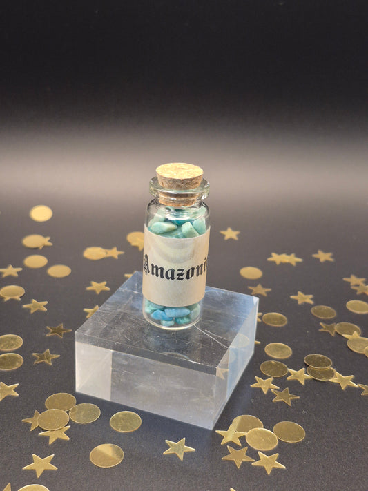 Amazonite Chip Bottle