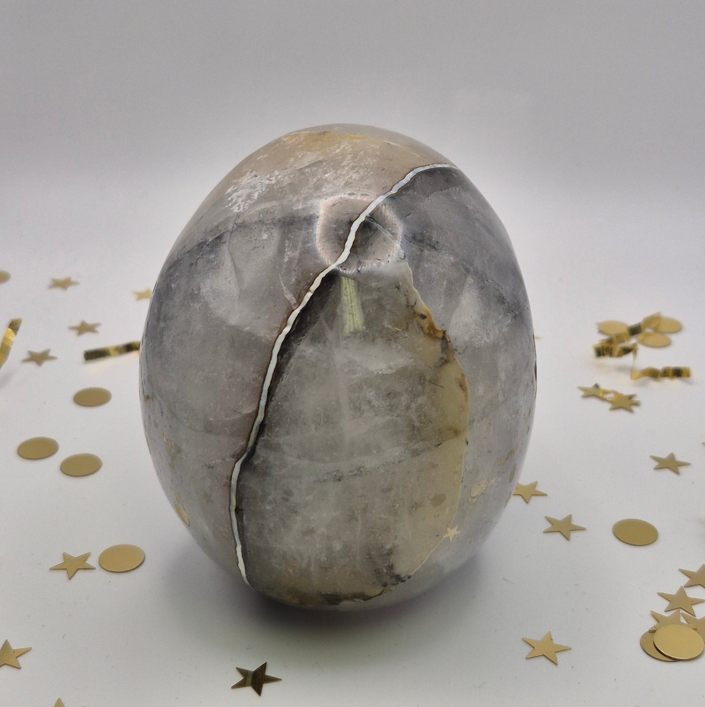 Mosaic Quartz Skull