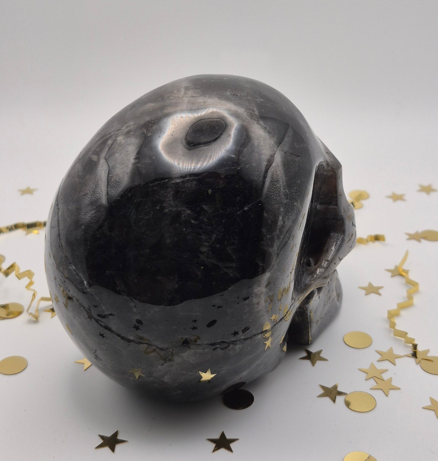Smokey Quartz Skull